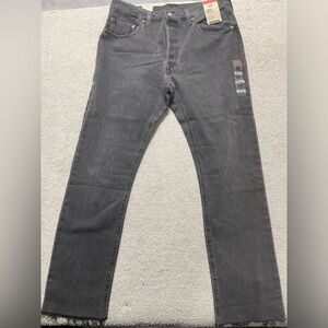 Levi’s 501 Grey Size 32x30 100% Cotton High Rise Fitted Thru Hip/Thigh‎ Straight